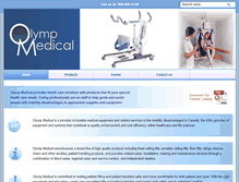 Tablet Screenshot of olympmedical.com